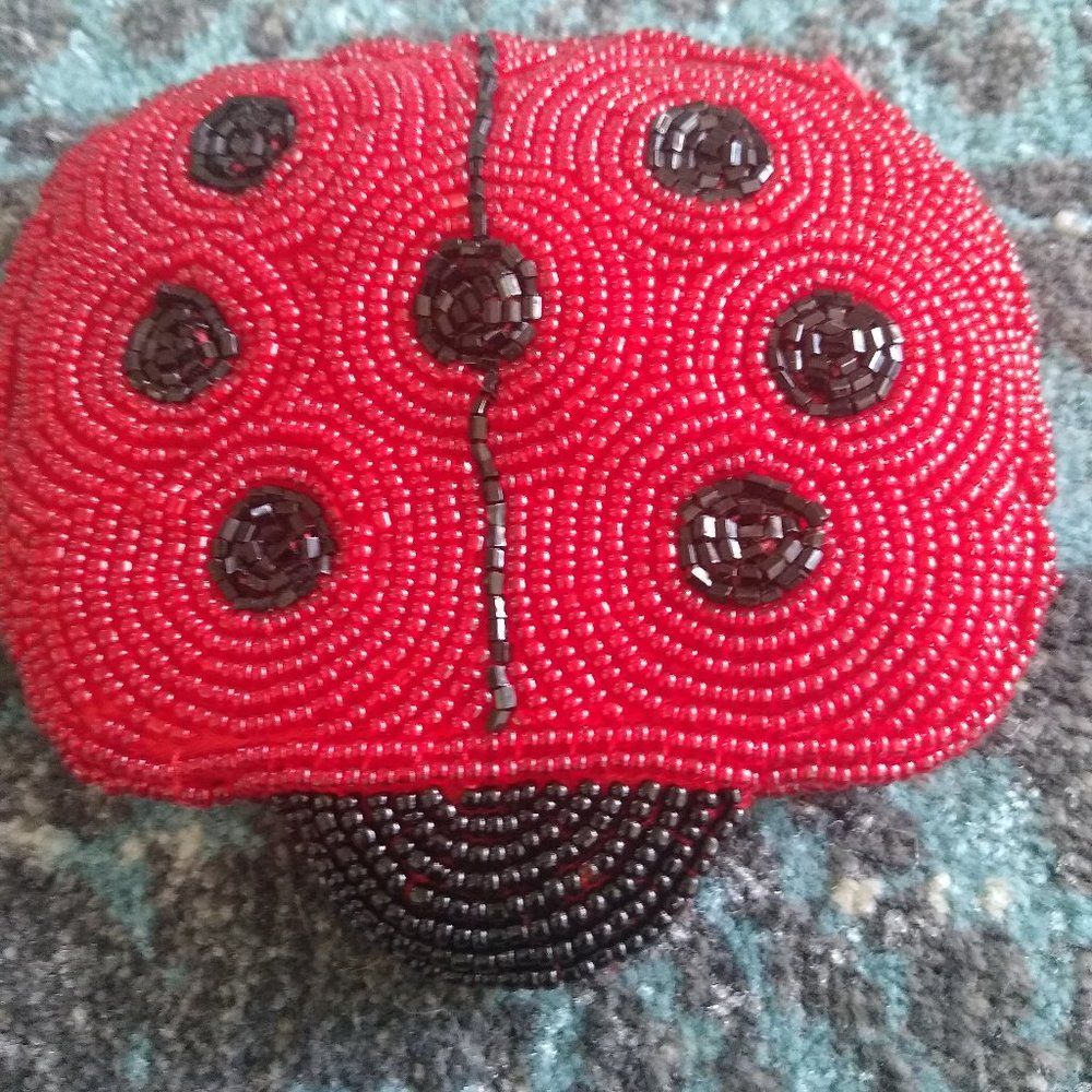 Lady Bug coin purse, VINTAGE